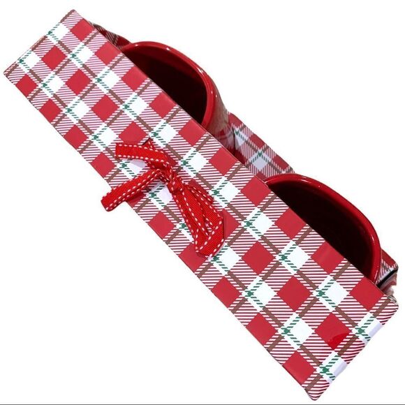 Rae Dunn Red SANTA CLAUS and SANTA'S HELPER Mug - Picture 5 of 5